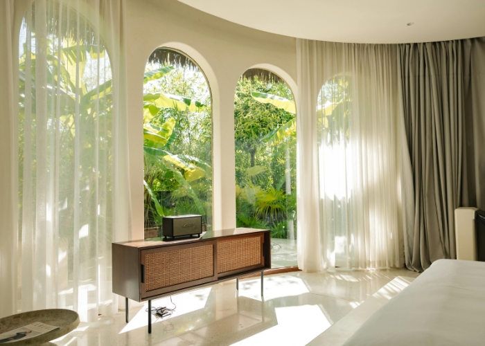 Motorised System for Lightweight Curtains by Forest Drapery