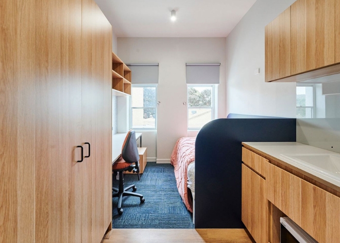 Pre-Finished Decorative MDF Panels for Student Accommodation by Keystone Linings