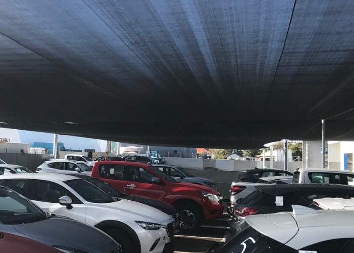 Parking Canopy for Hail Protection by MakMax Australia