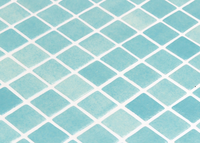 Recycled Glass Mosaic Pool Tiles by MDC Mosaics