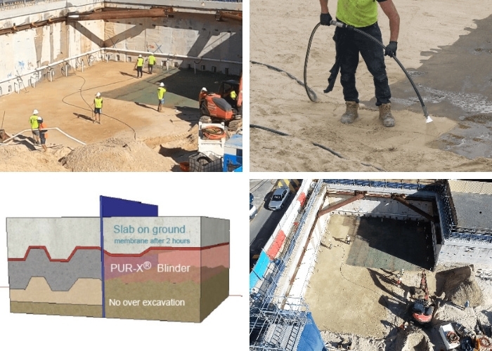 PUR-X&reg; BLINDER Eliminates Concrete Blinding Layers on Site by Neoferma