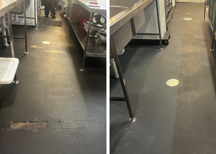 Non Slip Polyurethane Floors for Commercial Kitchens by Poly-Tech