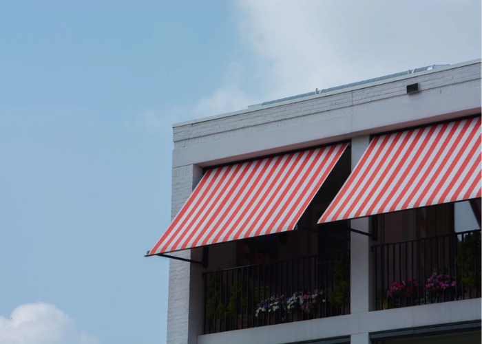 Drop Arm Awning for Homes by Shadewell