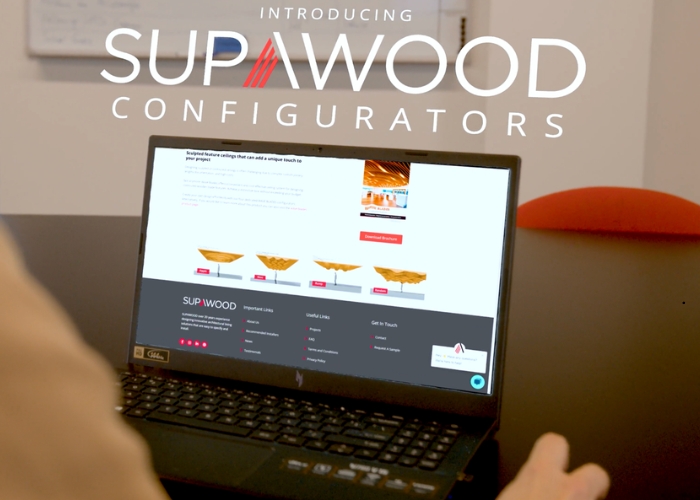 Digital Ceiling Design Tool for SUPATILE Systems by SUPAWOOD