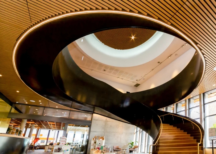 Acoustic Timber Ceiling and Wall Systems for Public Spaces by SUPAWOOD