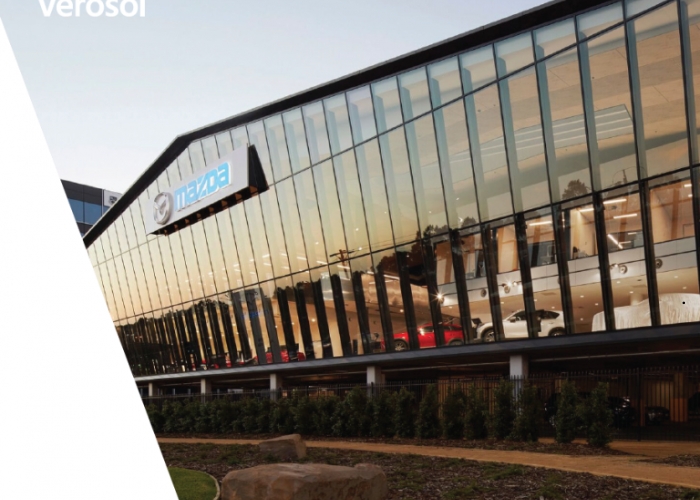 Motorised Blinds for Heat and Glare Reduction by Verosol