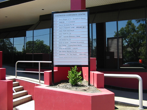 outdoor signage