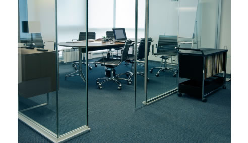 glass office partitions