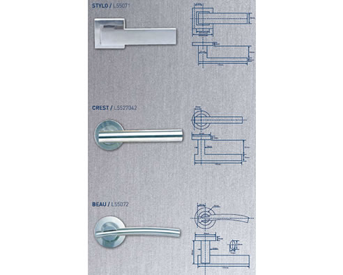 stainless steel levers