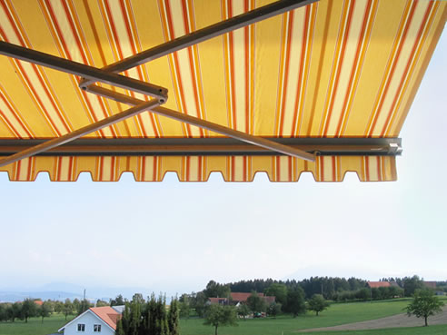 folding arm awning