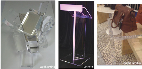 wall lighting lecterns acrylic furniture