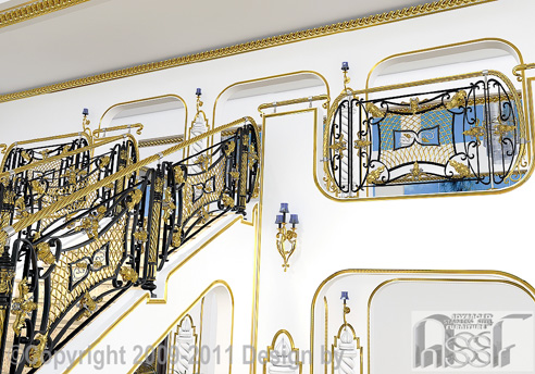 wrought iron balustrade