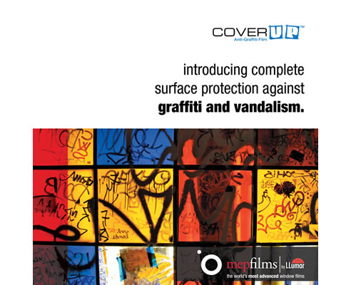 anti-graffiti film cover up