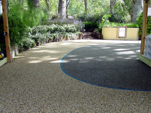 permeable stone paving