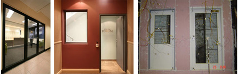 glass fire doors
