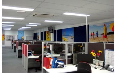 colourful acoustic wall panels