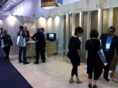 stone design stand at designex 2011