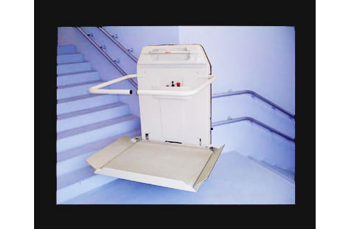 curved stair platform lift