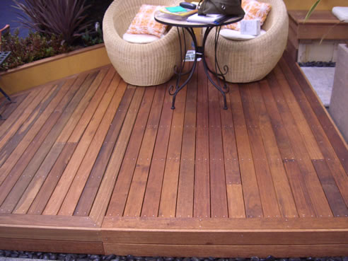 spotted gum hardwood decking