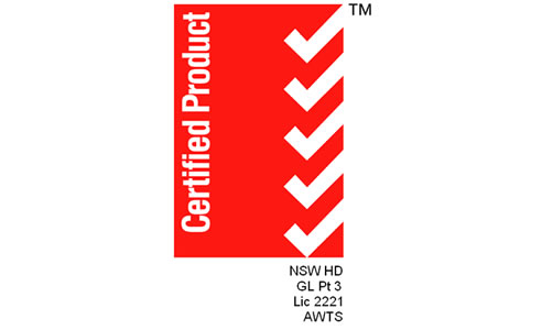 certified product logo