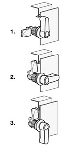rotary clamping latches assembly