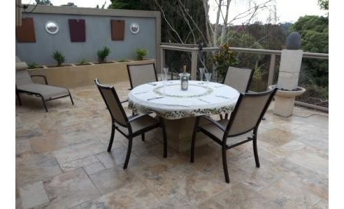 outdoor traverstone pavers