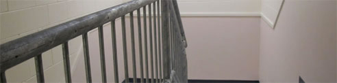 fire stair handrail