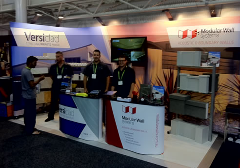 versiclad stand at build design expo qld