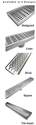stainless steel grates and drains