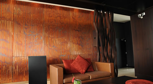 decorative textured feature wall panels
