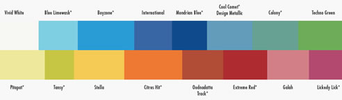 retro visionaries colours