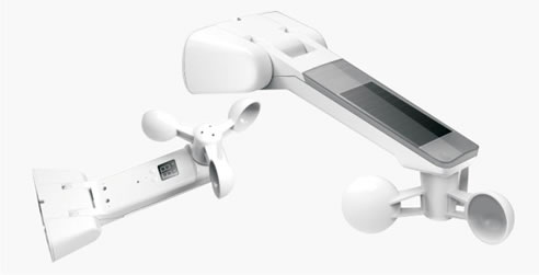 solar sun wind sensor