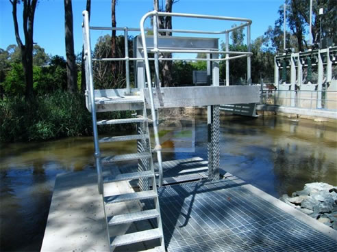 steel water platform