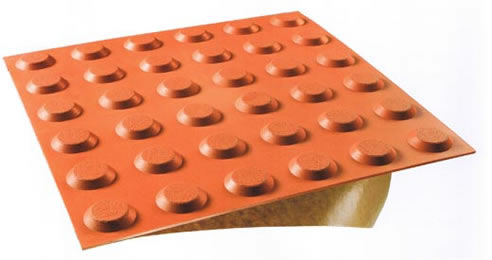 orange peel and bond tactile indicator