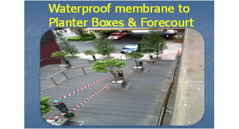waterproof membrane for planter boxes