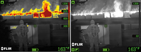 display colour modes k50 thermal imaging camera