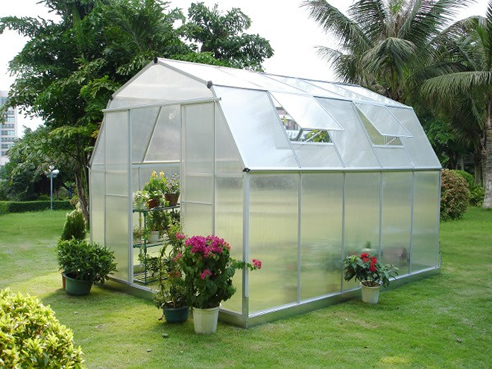 greenhouse garden hexagon