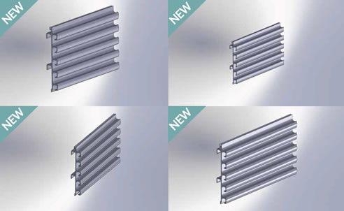 microslat display wall profiles