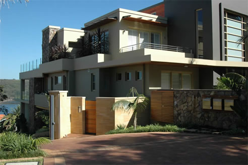 house with monarostone cladding