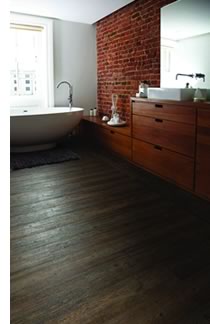 bathroom timber look oak floor