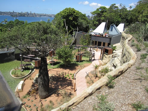 waterproofing lemur enclosure taronga zoo