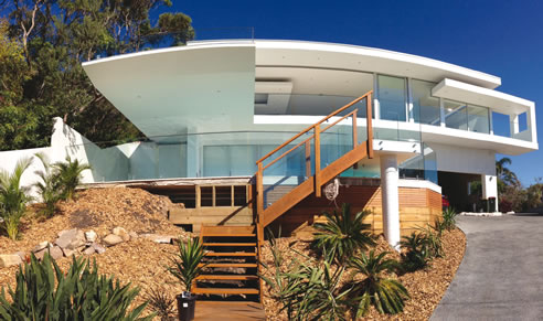 home clad with inex renderboard