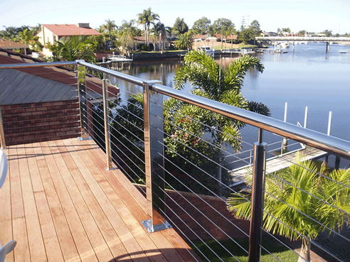 wire balustrade deck
