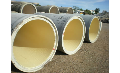 rhino pro internal lining for industrial pipes
