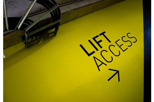 carpark signage lift