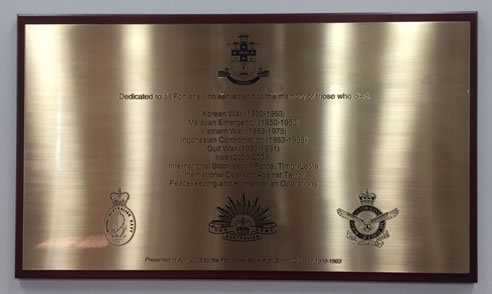 commemorative plaque