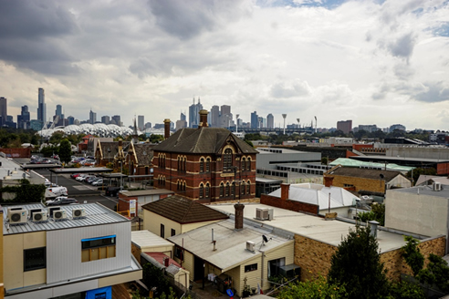 rooftop view 66-68 cubitt st richmond