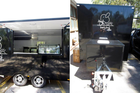 food and coffee trailer
