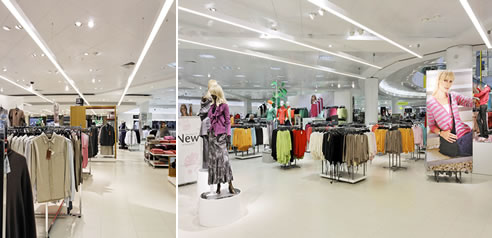 linear retail lighting