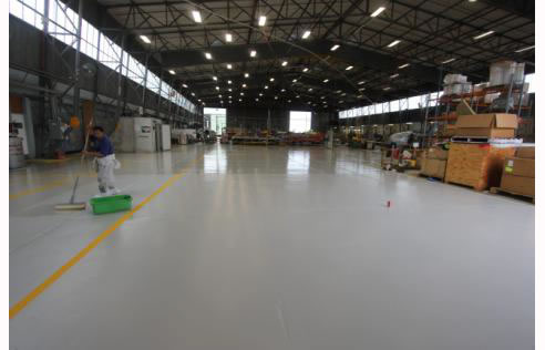 aircraft hangar flooring